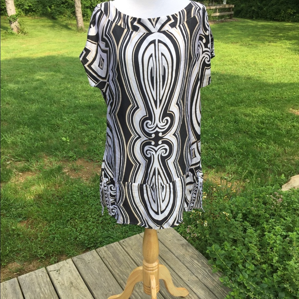 White House Black Market Tunic Style Top - Picture 2 of 7
